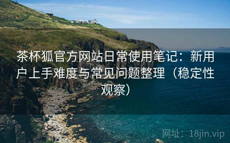 茶杯狐官方网站日常使用笔记：新用户上手难度与常见问题整理（稳定性观察）