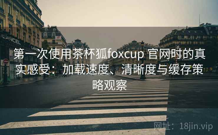 第一次使用茶杯狐foxcup 官网时的真实感受：加载速度、清晰度与缓存策略观察